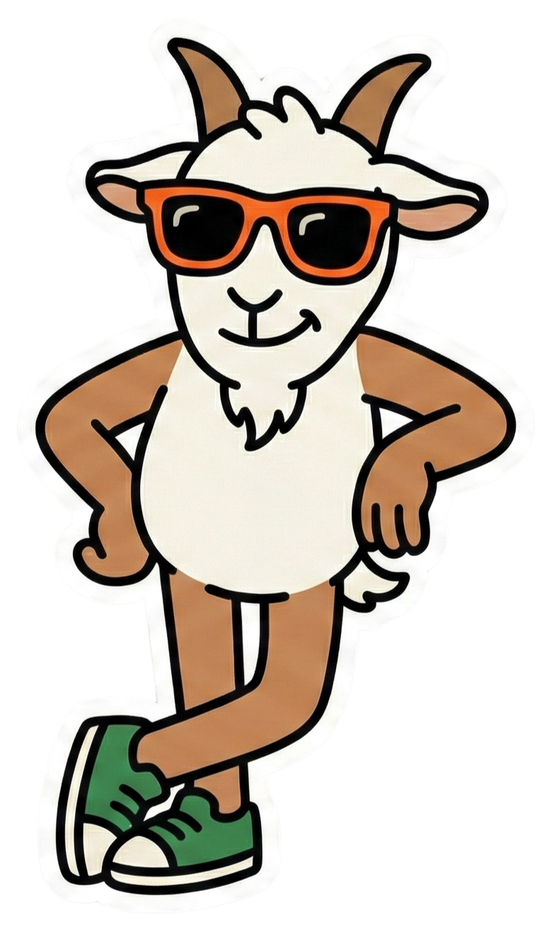 GreenLand Village Goat Mascot